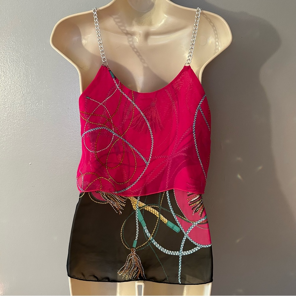 ESTAM colorful blouse Small - Picture 5 of 6